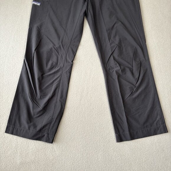 VTG Patagonia Womens Pants Size 6 Black Nylon Stretch Outdoors Hiking Activewear - Picture 6 of 16